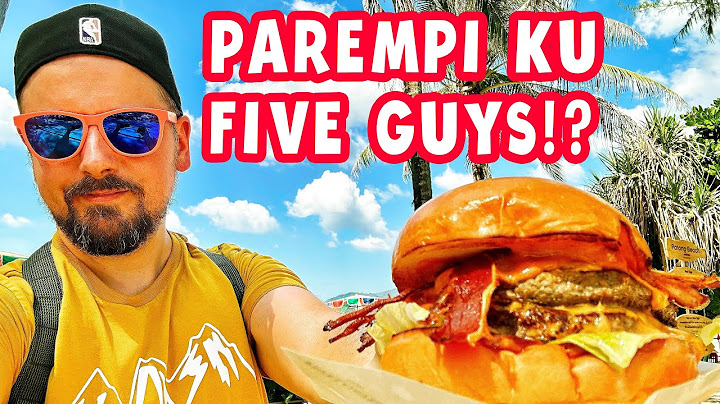TÄMÄ THAIMAAN HAMPURILAISRAVINTOLA ON PAREMPI KUN FIVE GUYS?! 🍔