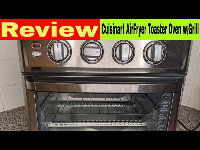 Cuisinart Air Fryer Toaster Oven with Grill - Black Stainless - TOA-70BKS