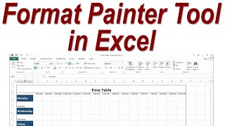 Famous How to use Format Painter in Excel Wealth