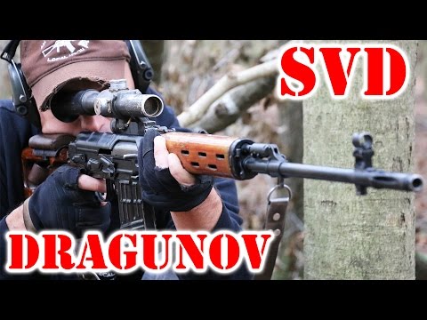 Настоящая СВД Драгунова - российская снайперская винтовка / винтовка ДМР