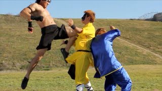 Bokator vs Tiger Kung Fu & Wushu Fight Scene | Drake vs Jimmy & Billy (Slug Street Scrappers) screenshot 4