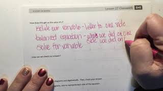 Math Module 4 Lesson 27