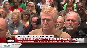 VIDEO: Judge sentences Alex Murdaugh