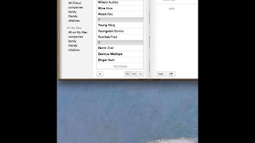 How to manage address book contacts on MAC