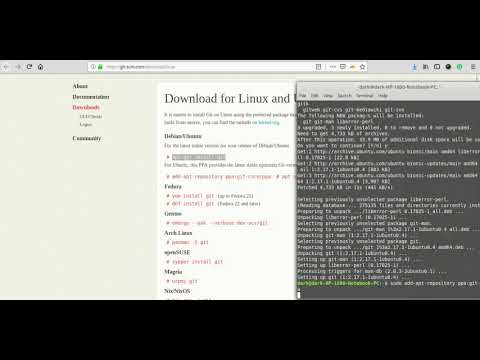 How to download and install Git from start to end  in | Linux Mint | Ubuntu | Debian