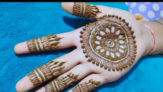 simple and easy mehandi Design for Wedding #trendingmehandi #simpledesign