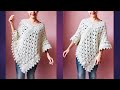 Poncho a crochet para mujer ¡Paso a paso!