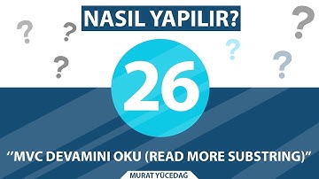 Nasıl Yapılır 26 Mvc Devamını Oku (Read More Substring)