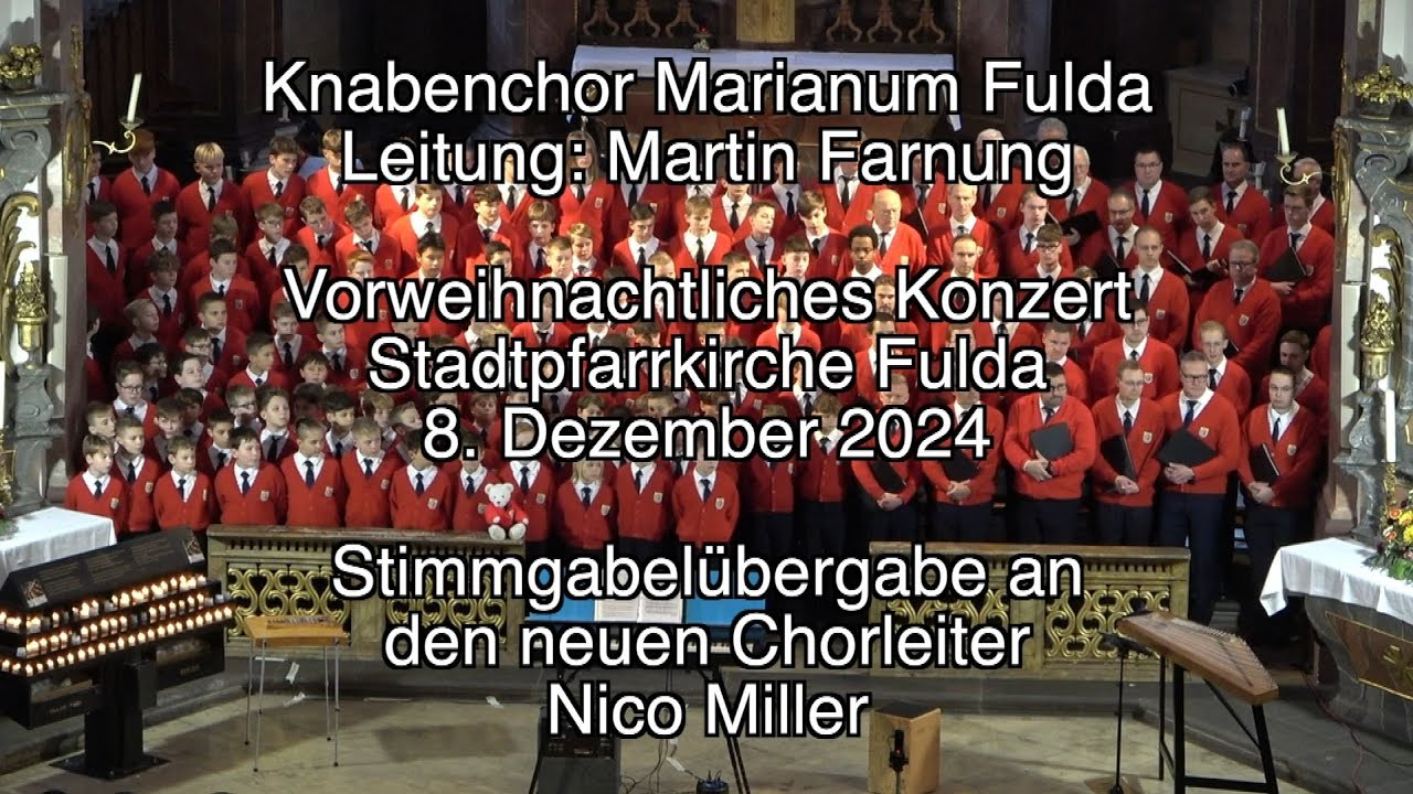 Vorweihnachtliches Konzert Stadtpfarrkirche Fulda 08.12.2024 - 2. Advent - Knabenchor Marianum Fulda