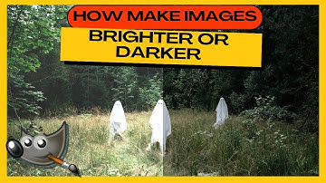 GIMP Tutorial: How to ADJUST BRIGHTNESS of Images & Keep the Quality