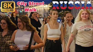 St. Petersburg Nevsky Prospekt Night Street Walk, Beautiful Russian girls ❤️ 💃👸🏼