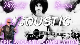 PRINCE   EPIC  Acoustic Guitar Compilation Reaction!