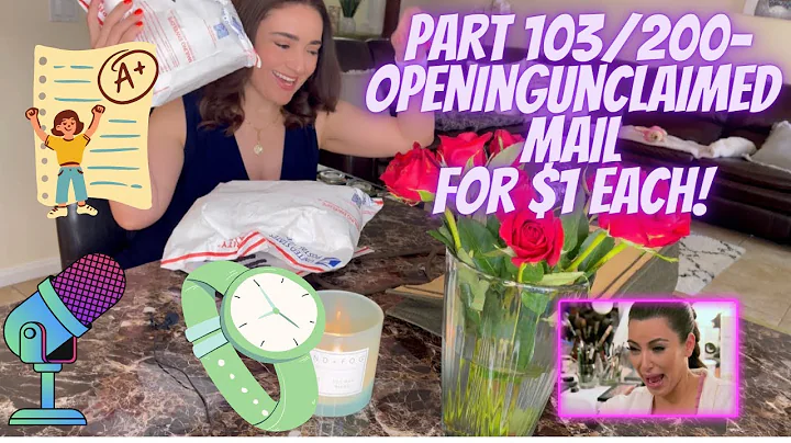 Part 103/200-Opening Unclaimed Mail For $1 Each! T...