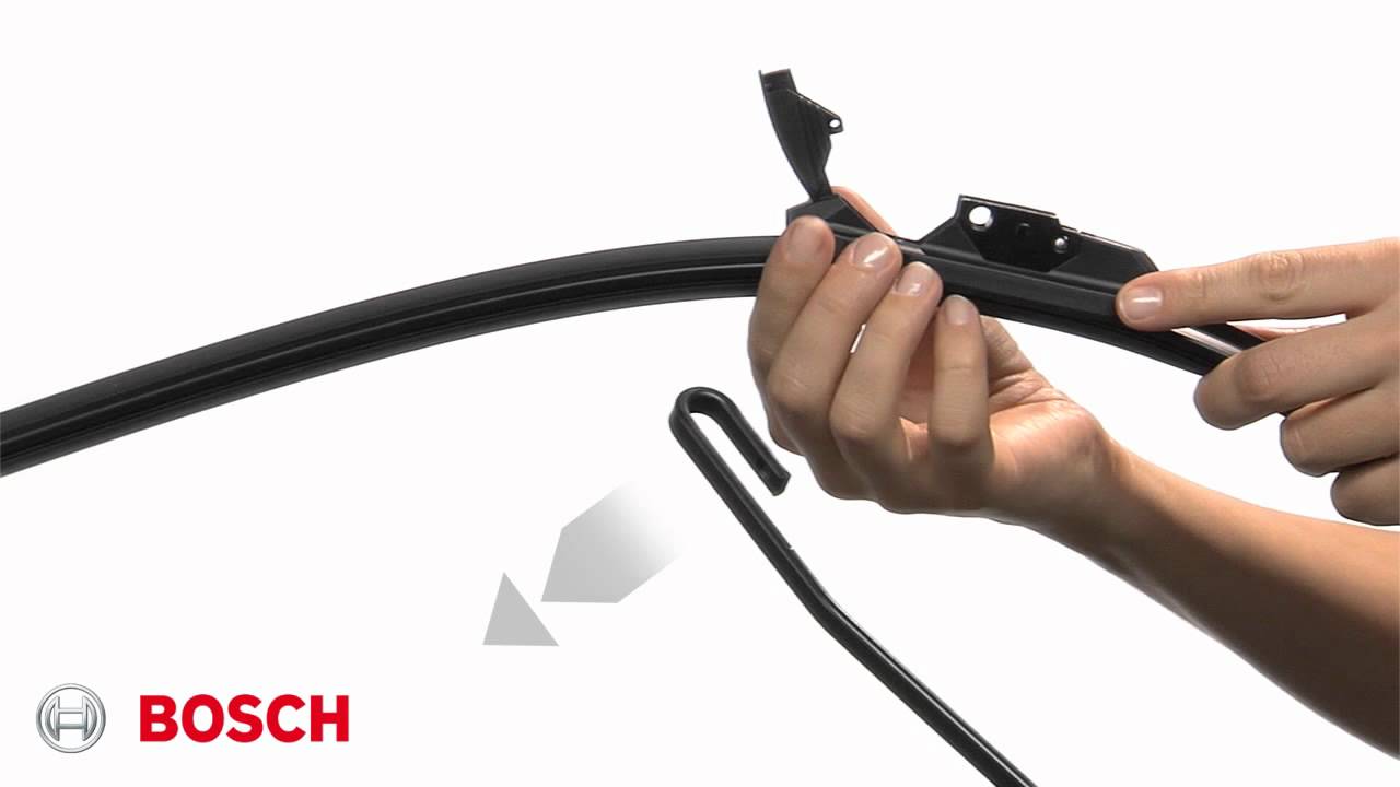 Bosch Wiper Blades Hook Installation Video II10161 YouTube
