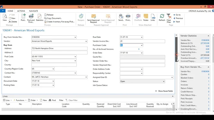 DM 2018-31 Creation of Purchase Order