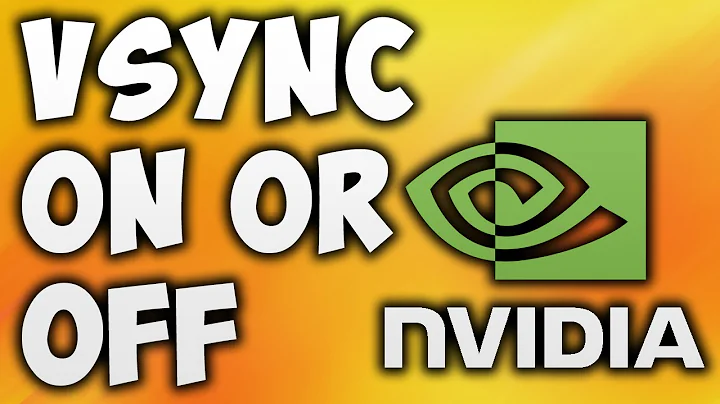 How To Enable Or Disable Vsync NVIDIA Control Panel - Turn Vertical Sync on or off NVIDIA GPU