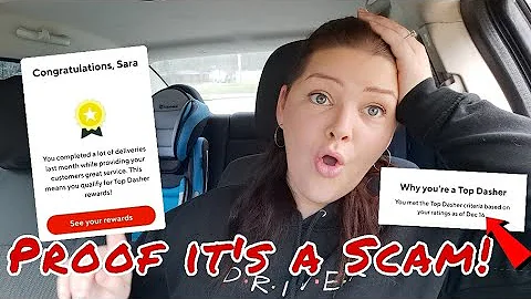 I'm a TOP DASHER! Proof it's a SCAM!