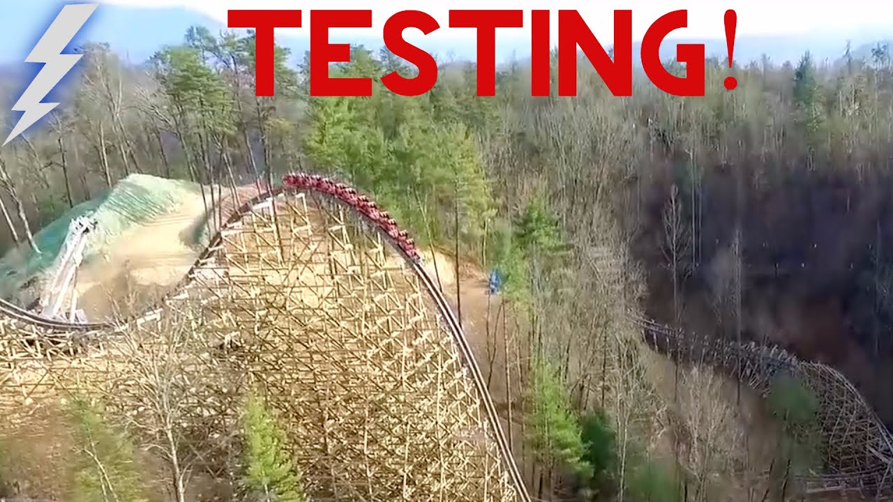*Original* Dollywood Lightning Rod Test Run REAL YouTube
