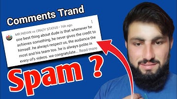 one of the best thing about dude comment| youtube spam comments | spam comments on youtube| trublogg