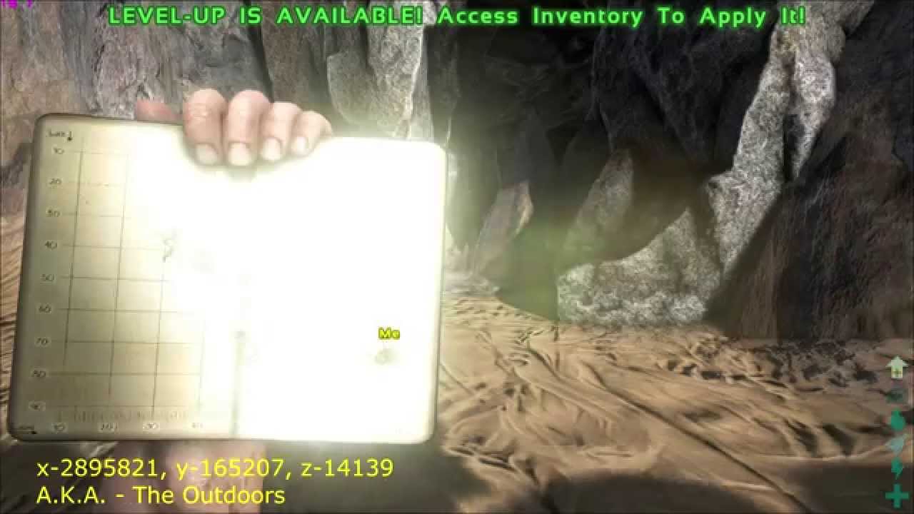 Ark Survival Evolved Cave Locations Xyz And Map Youtube