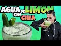 AGUA de LIMON con CHIA y PEPINO