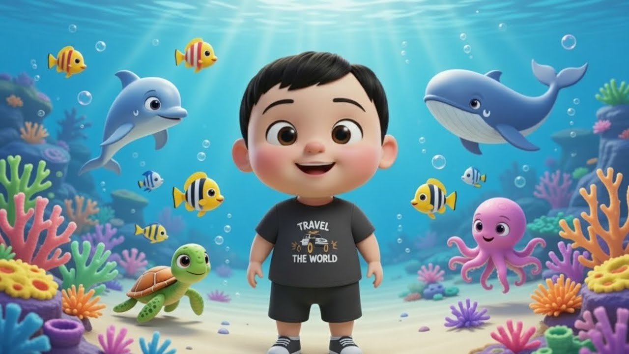 Sea Animals Song | Learn Ocean Animals for Kids | Fun Kids Song - YouTube
