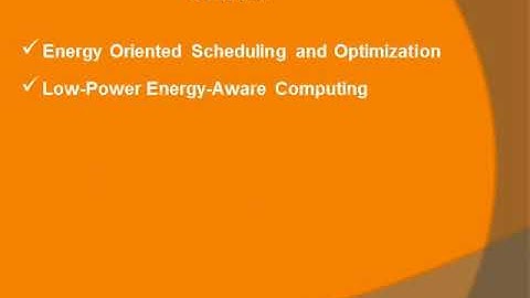 PhD Research Topics in Green Cloud Simulator