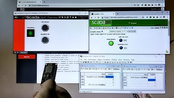 OpenPLC 實作測試 01 - SCADA + NodeMCU (Modbus TCP Server) + OpenPLC LD (Ladder Diagram)