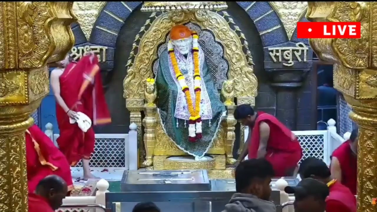 Shri Sai Baba Sandhya Dhoop Aarti ll Today Live Shridi Darshan ll sairam ll 10 JANUARY 26 