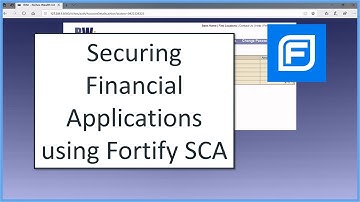 Secure Financial Applications using Fortify SAST (SQL Injection demo)