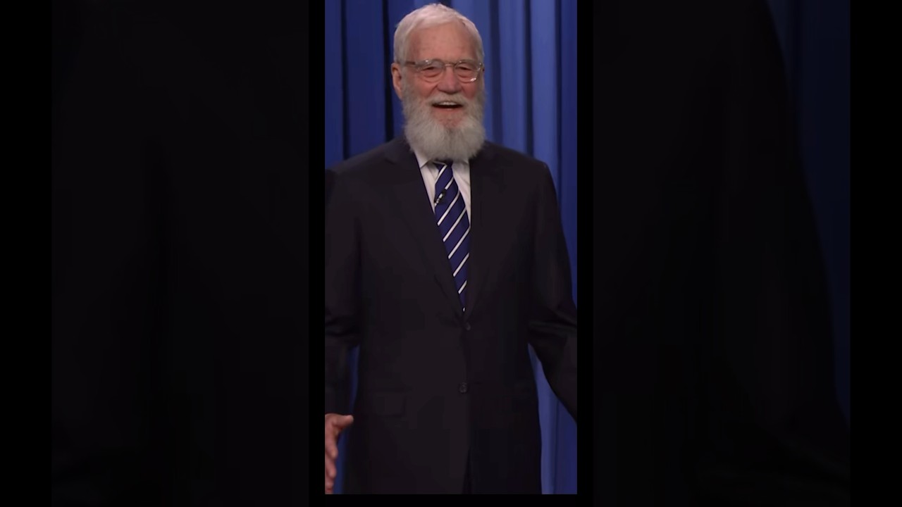 David Letterman on the tonight show.. #jimmyfallon #tonightshow #davidletterman #talkshow #nbc #cbs