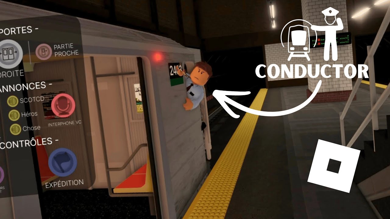 Я становлюсь кондуктором в нью-йоркском метро / Roblox Нью-Йоркское метро [Субтитры прилагаются]