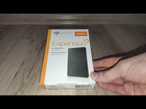 Обзор на внешний жёсткий диск SEAGATE Expansion Portable Drive 500 GB