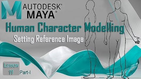 Human Character Modeling in Autodesk Maya | setting Reference Image Plane | Lesson-11 Part-1