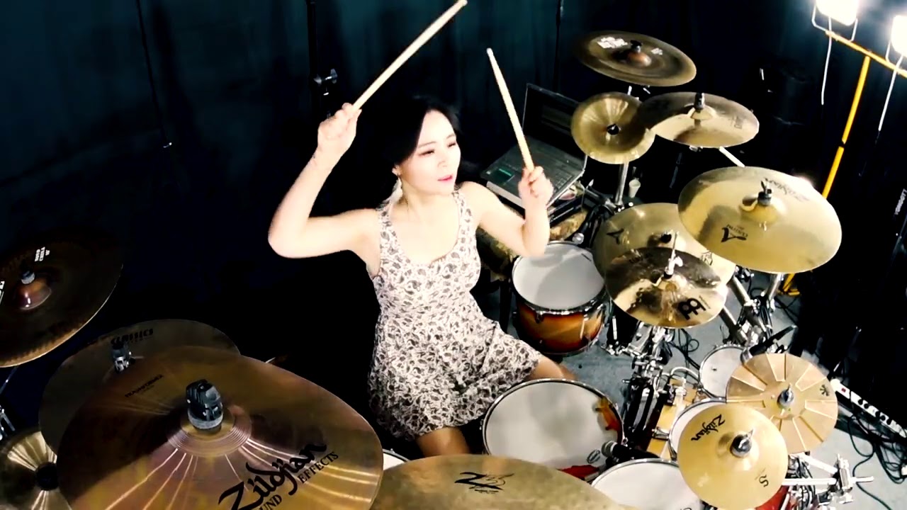 Black Sabbath - Paranoid DRUM-ONLY (cover by Ami Kim)(110-2)