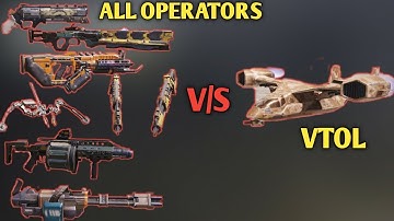 Cod mobile all operator skills vs vtol