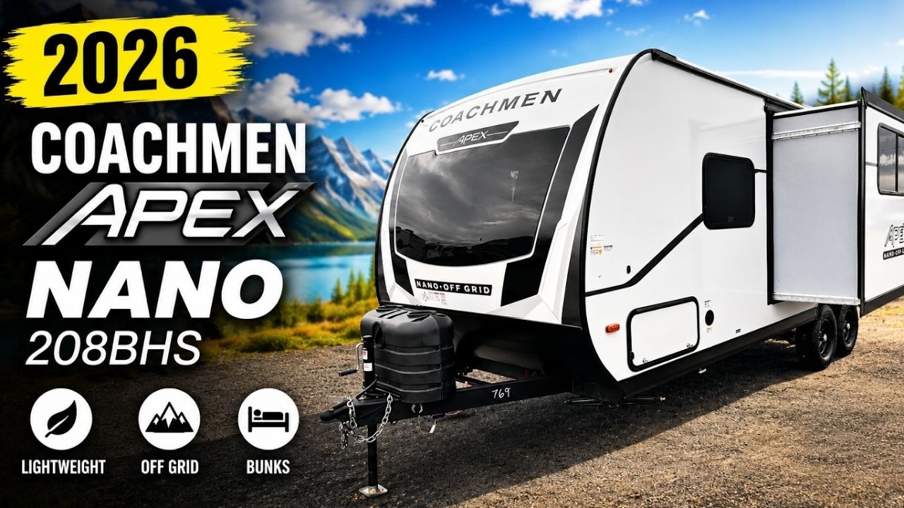 Smallest Dual Axle Camper With Murphy Bed! - YouTube