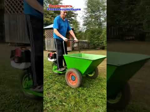 Самодельная садовая бензотачка