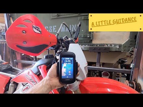 Installing Garmin Montana 680t on the Honda CRF 250X