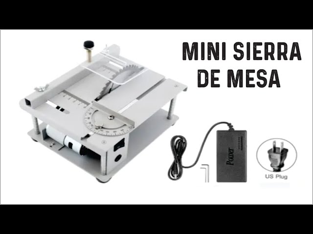 Mini Sierra De Mesa / Les Presento Mi Nueva Herramienta / Ensamble y  Pruebas De Corte. 