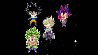 Goku, Vegeta, Broly and Gohan Edit | Meow Meow phonk | #velocityedit #animeedit #viral #shorts