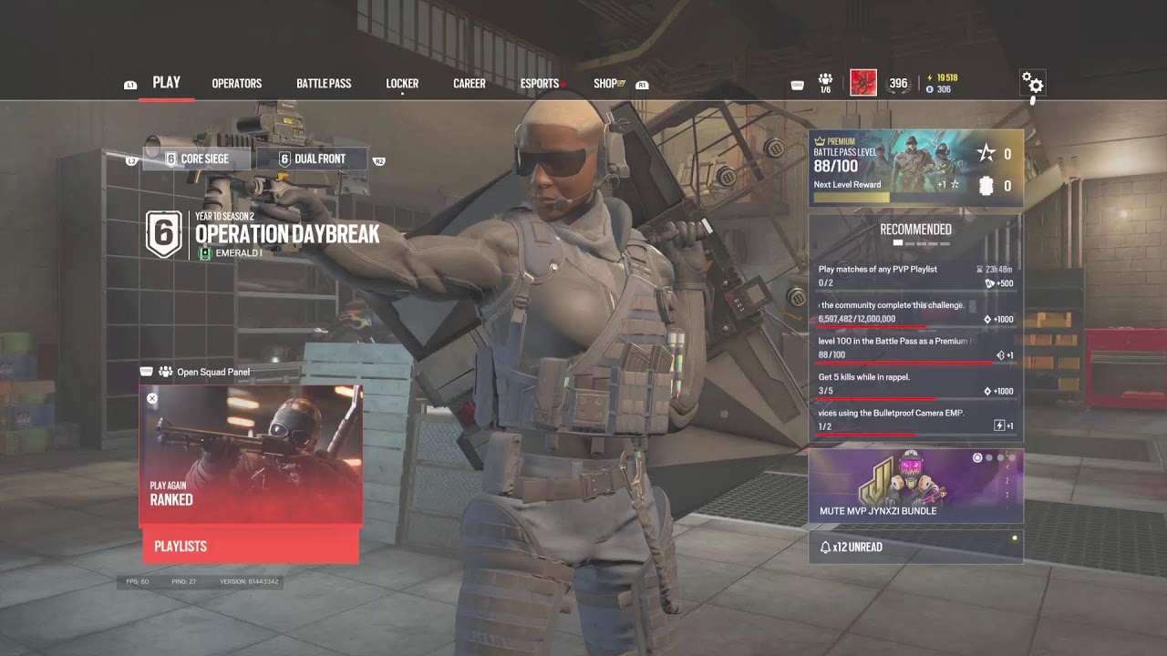 Rainbow 6 Solo Ranked Year 10 Season 2 Daybreak