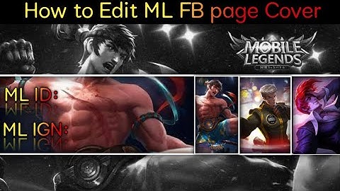 How To Edit Mobile Legends Facebook Cover using Picsart+Pixel lab