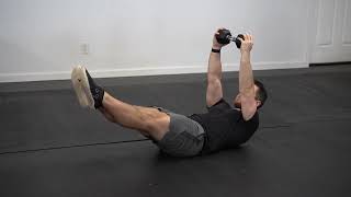 Crush Grip Dumbbell Hollow Hold