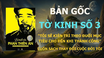 Tờ Kinh Số 3 - Tôi Sẽ Kiên Trì Theo Đuổi Mục Tiêu Cho Đến Khi Thành Công|Sách Thay Đổi Cuộc Đời Tôi