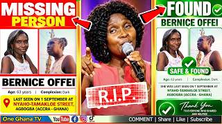 Play video: MISSING, FOUND & NOW DEAD! Legendary Bernice Offei Dies at 63 | Gospel Musicians Mourn