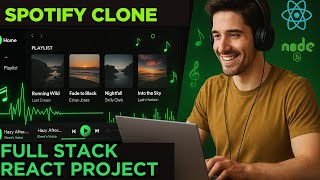 Spotify Clone: Build & Deploy a MERN Stack Spotify Application with React.js