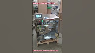 Mini Automated Premade Pouch Packing machine for Snack and Beverage Packaging