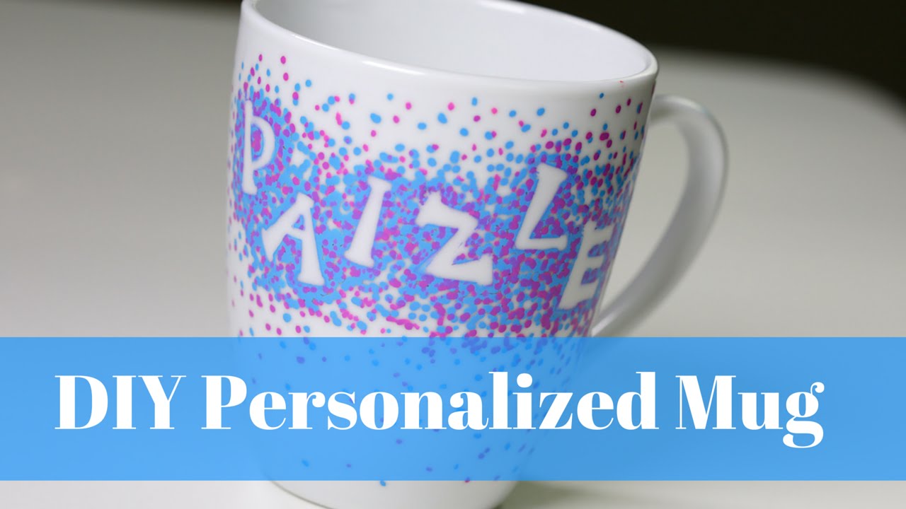 diy personalized mug that