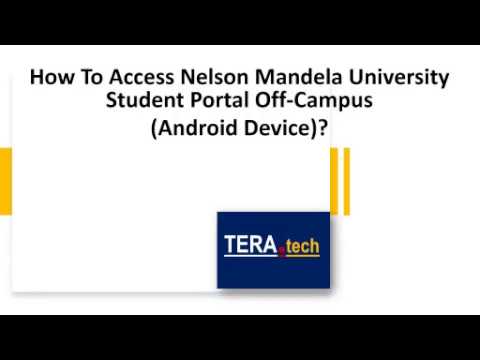 How To Access NMU Student Portal Home/Off Campus (Android Device)